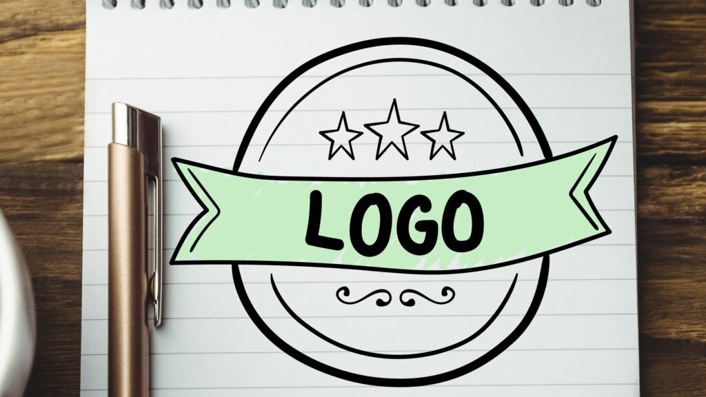 Illustratief logo met drie sterren en banner, passend bij het thema verborgen merkassociaties