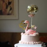 flamingo taart